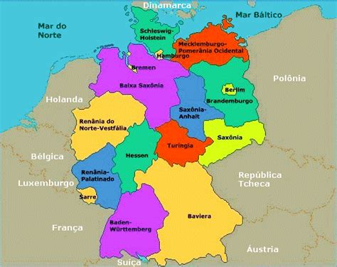 estados da alemanha e suas capitais